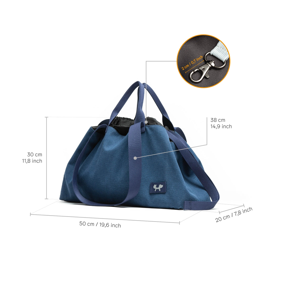 Bolso Carry azul