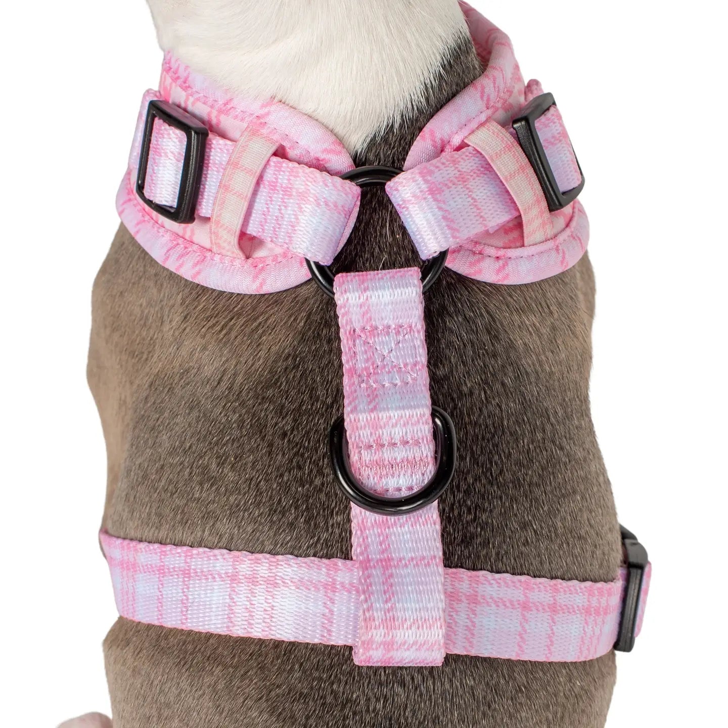Arnés Ajustable Pink Houndstooth