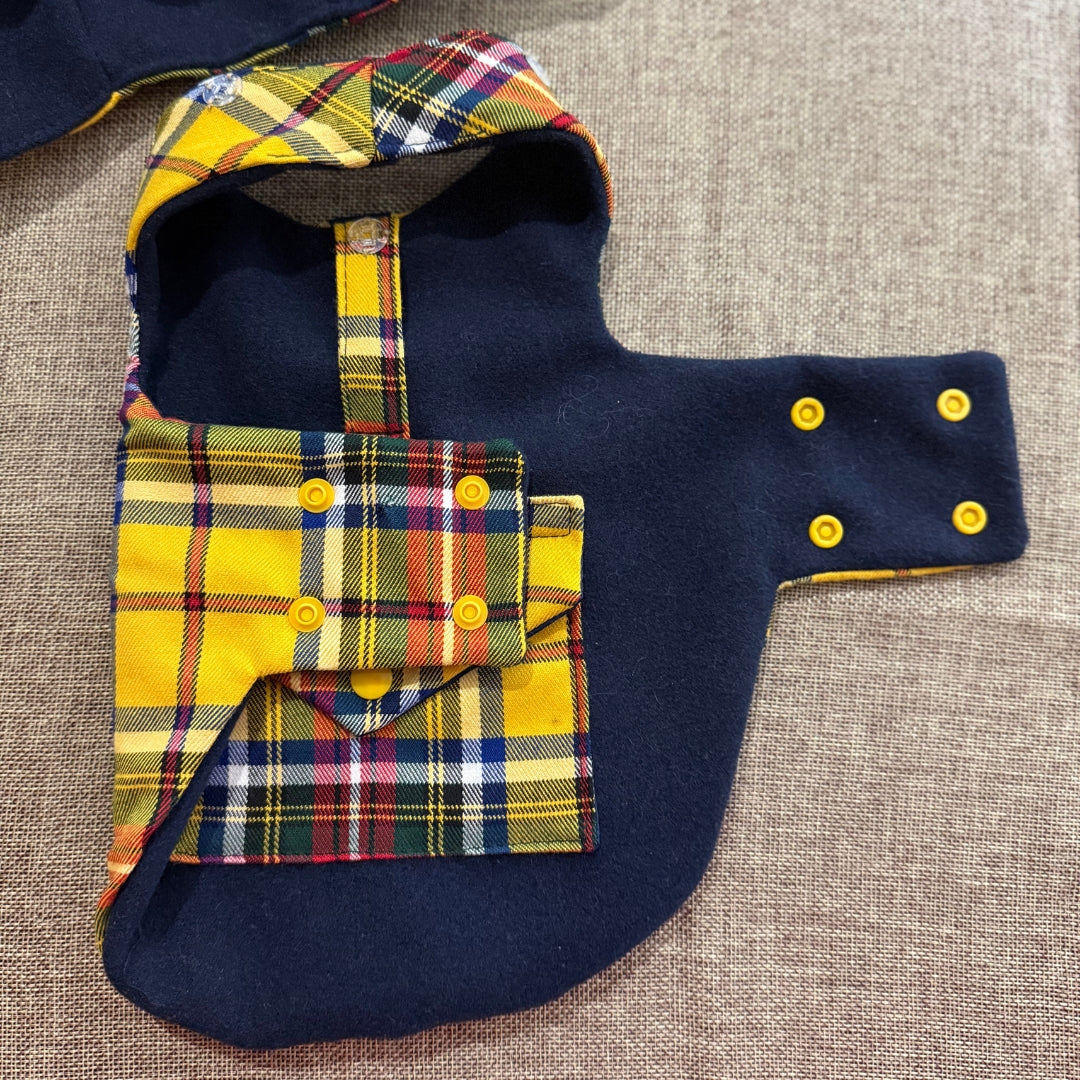 Abrigo reversible Late Winter Tartan