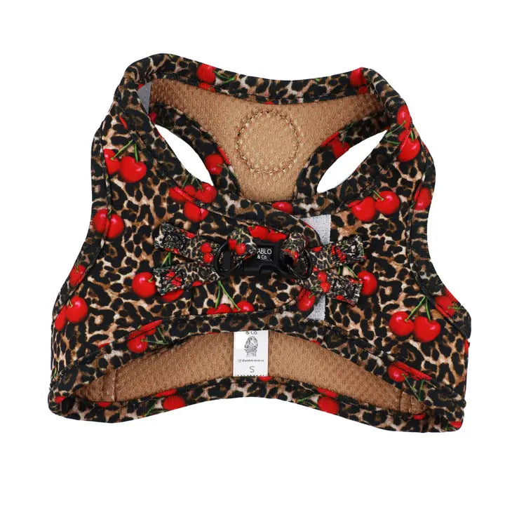 Arnés body Leopard Cherries