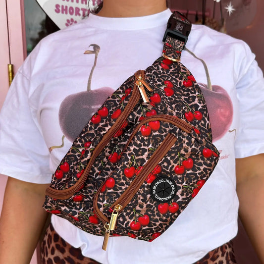Riñonera Leopard Cherries (VENTA PRIVADA)