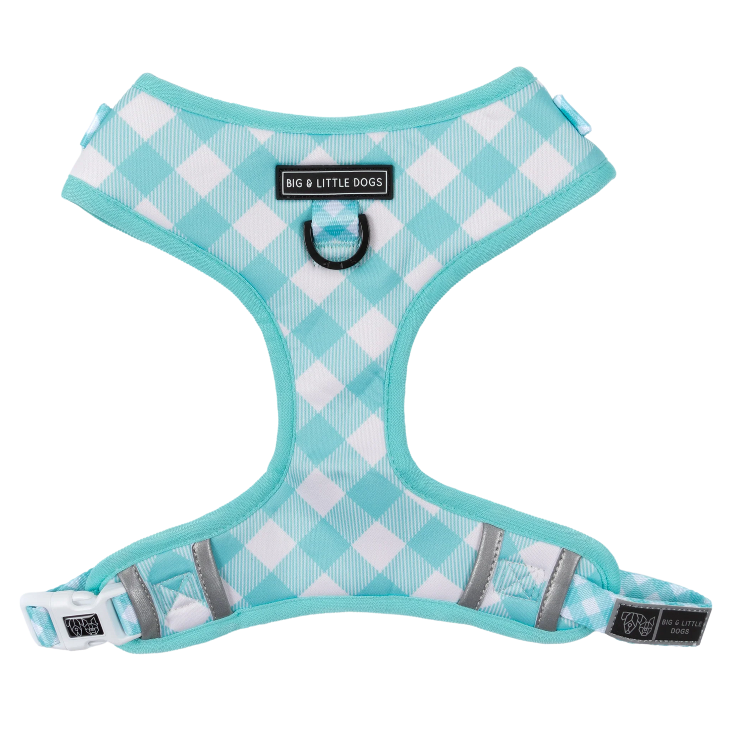 Arnés ajustable Blue Vichy XS