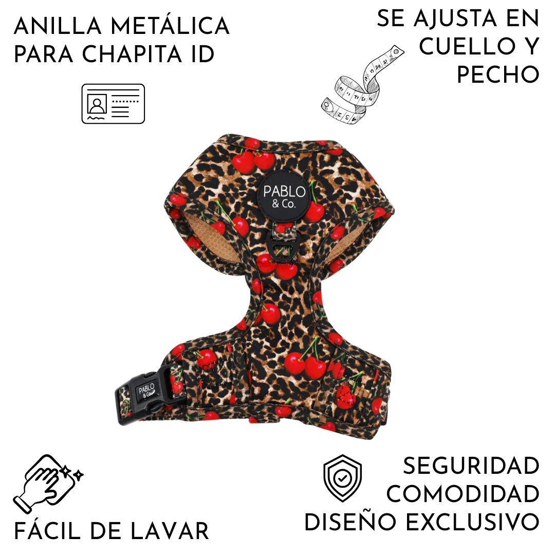 Arnés Ajustable LeopardCherry