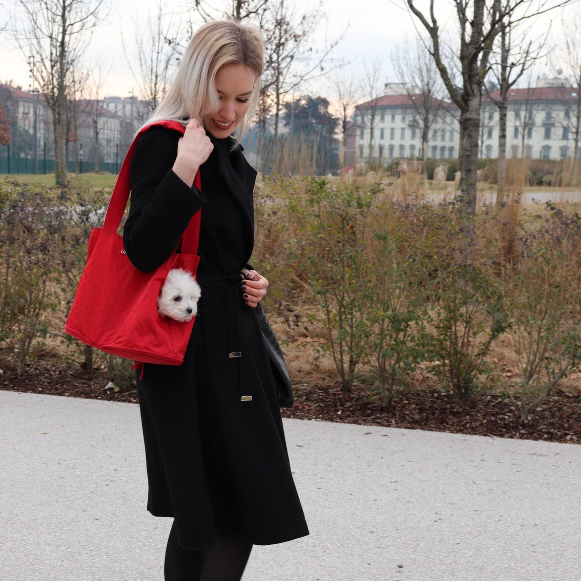 Bolso transportín Lazy Dog negro