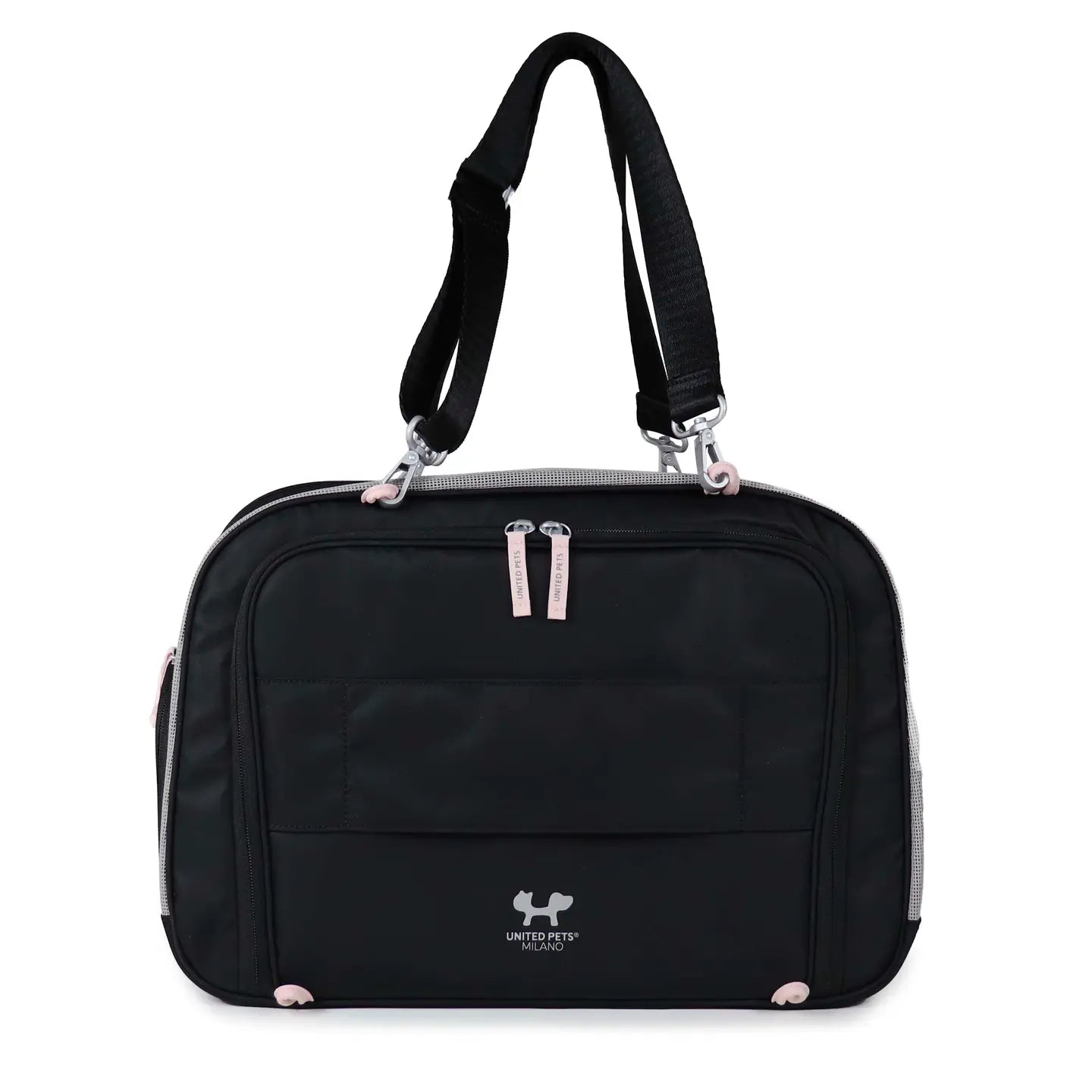 Transportín extensible Mesh rosa
