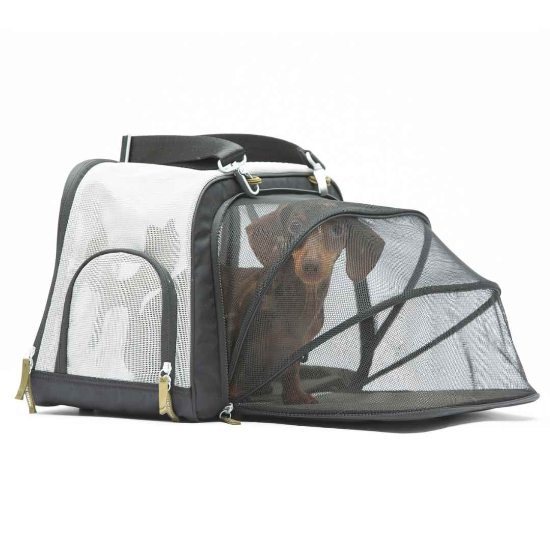Transportín extensible Mesh verde