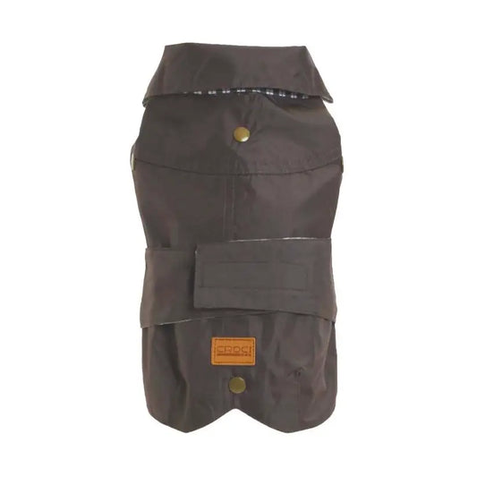 Trench impermeable brown