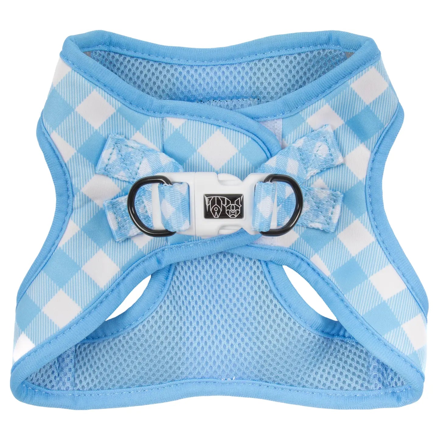 Arnés body Vichy Baby Blue