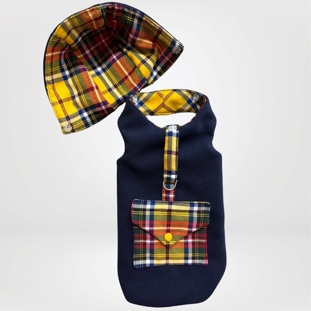 Abrigo reversible Late Winter Tartan