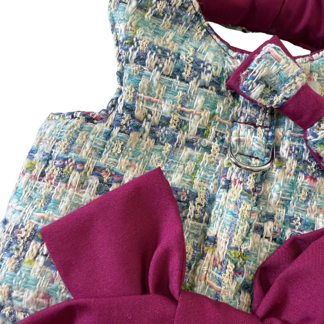 Vestido Blue Tweed
