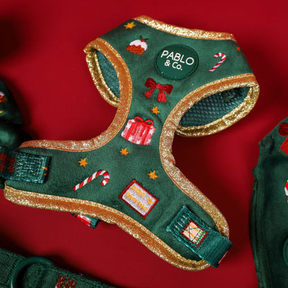 Arnés Ajustable Christmas Velvet