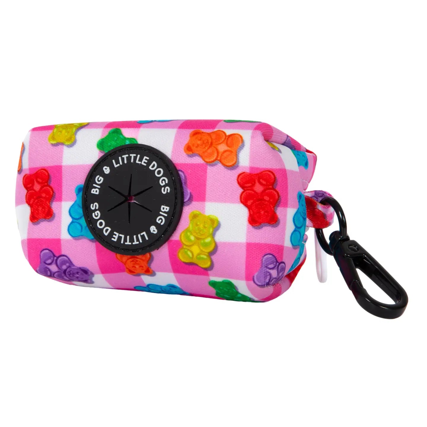Rombo Vichy pink bag dispenser