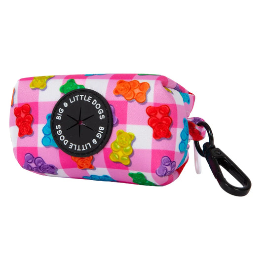 Rombo Vichy pink bag dispenser