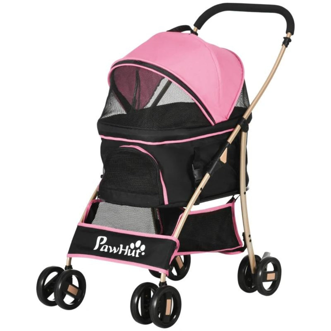 Carrito para perros 3 en 1 Lady Pink