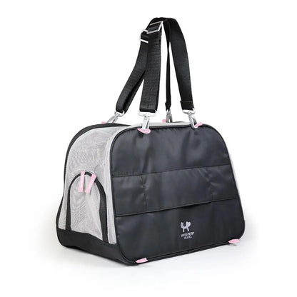 Transportín Mesh rosa
