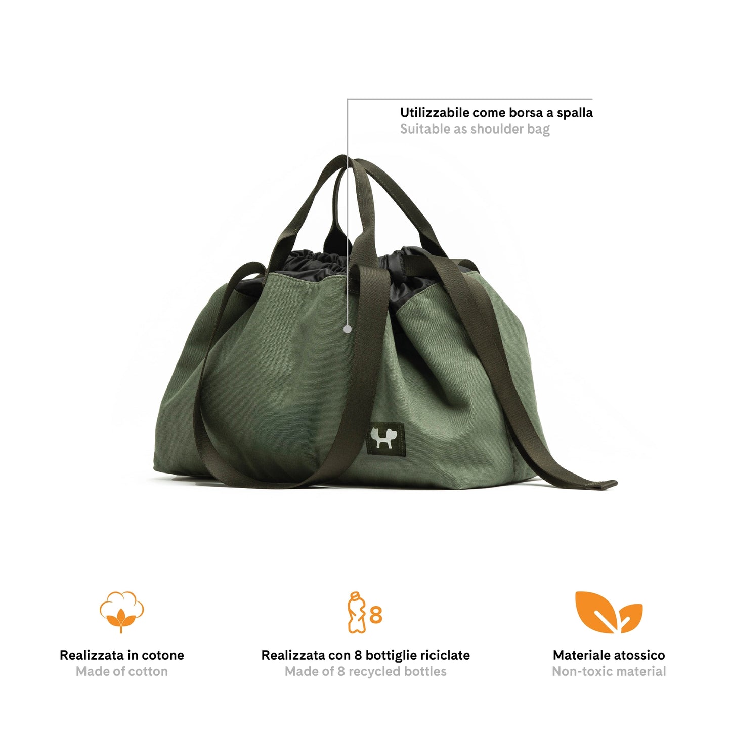 Bolso Carry verde