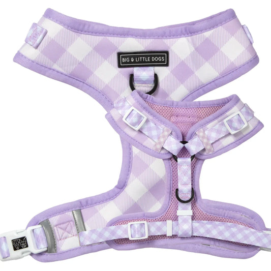 Arnés ajustable Vichy Lilac