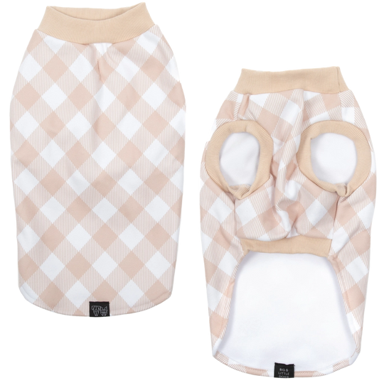 Pijama Rombo Vichy Beige