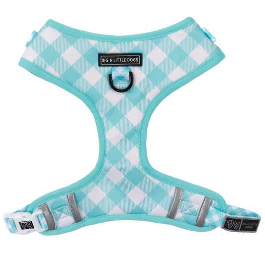 Arnés ajustable Blue Vichy XS