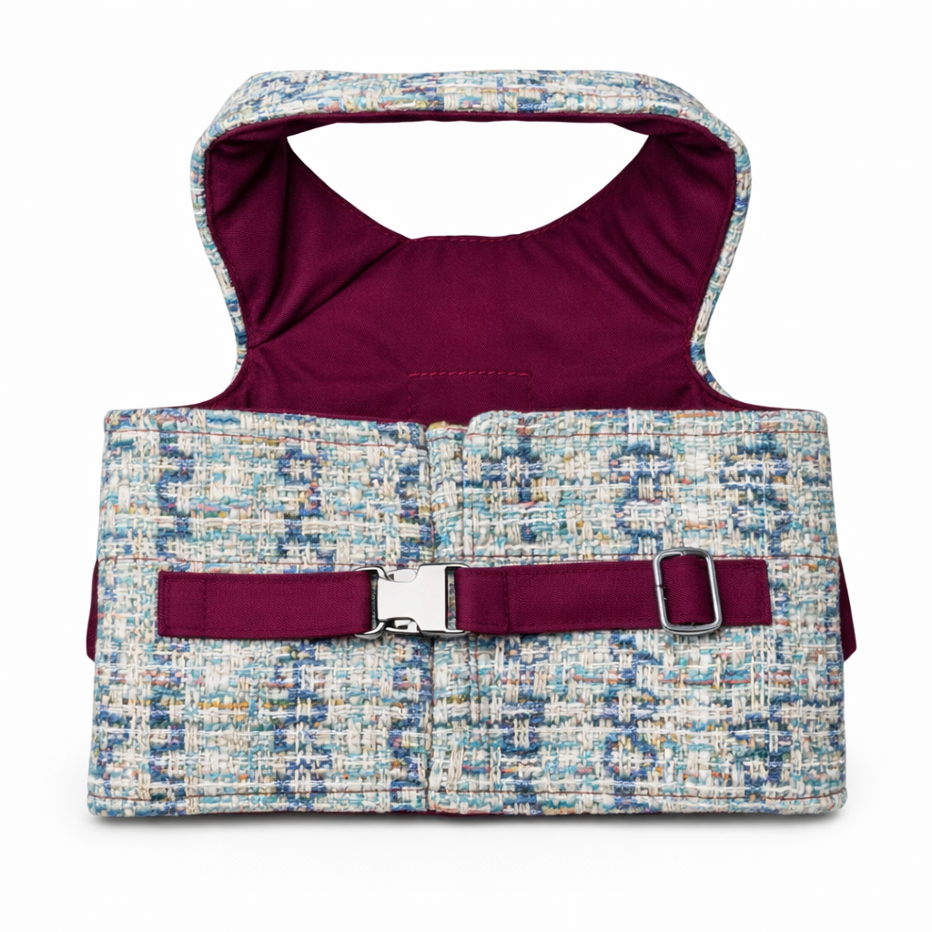 Arnés Blue Tweed