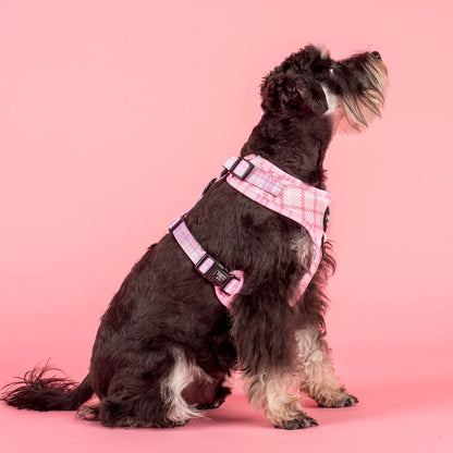 Arnés Ajustable Pink Houndstooth