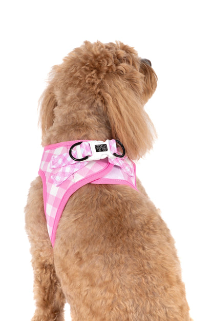 Arnés body Vichy Pink