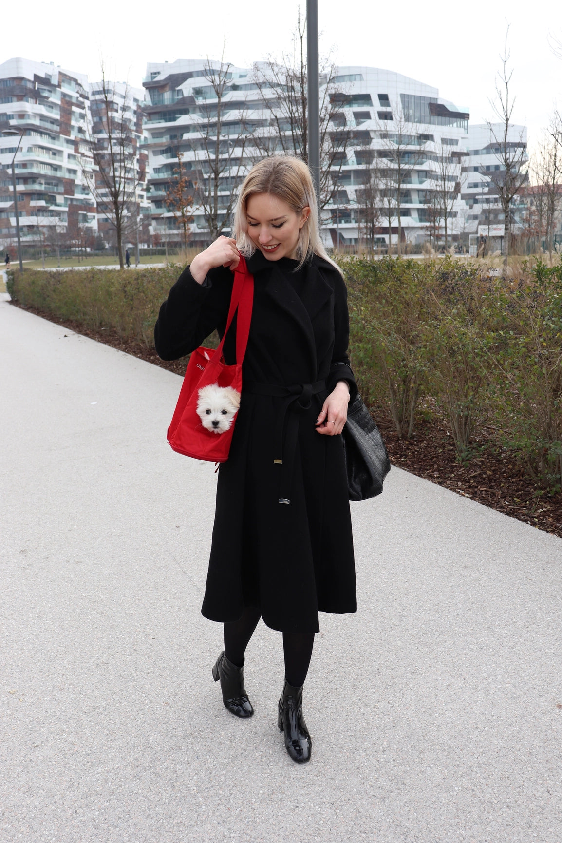 Bolso transportín Lazy Dog negro