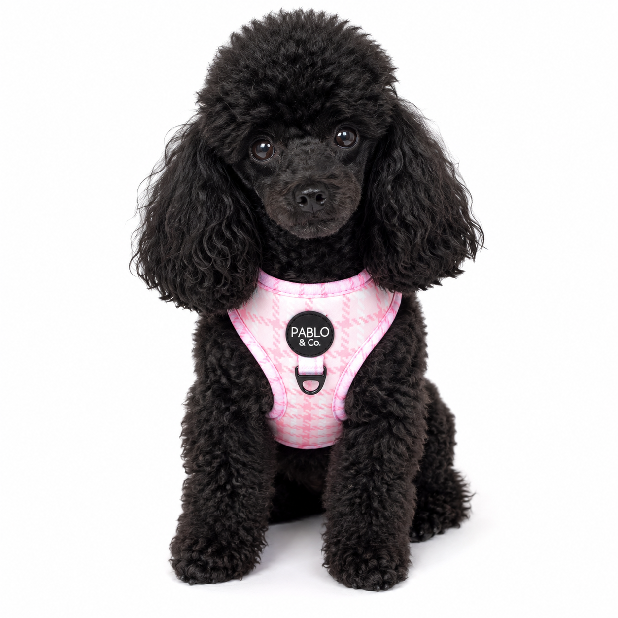Arnés Ajustable Pink Houndstooth