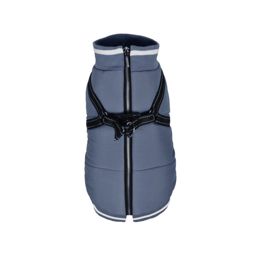 Abrigo con arnés St. Moritz azul