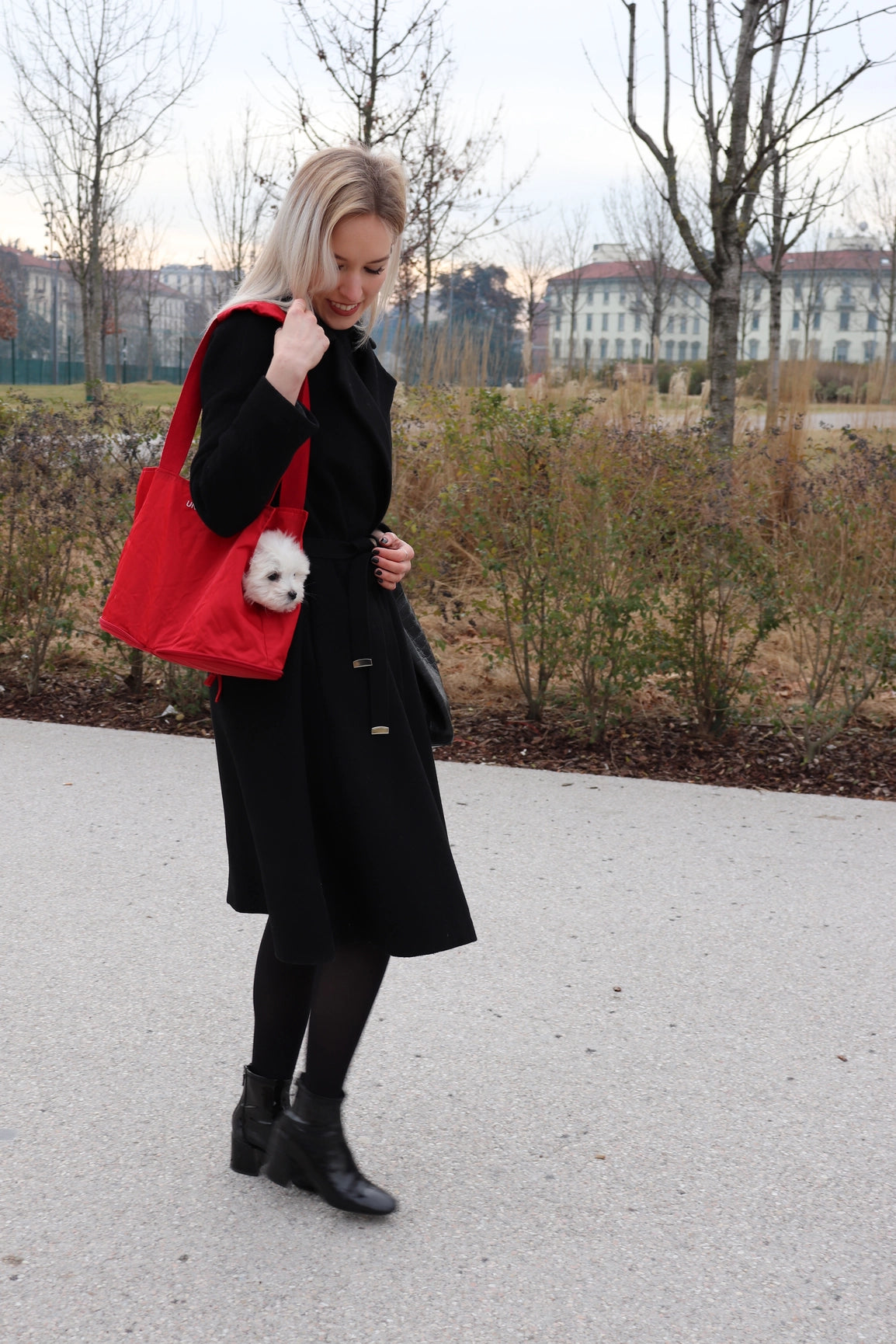Bolso transportín Lazy Dog negro