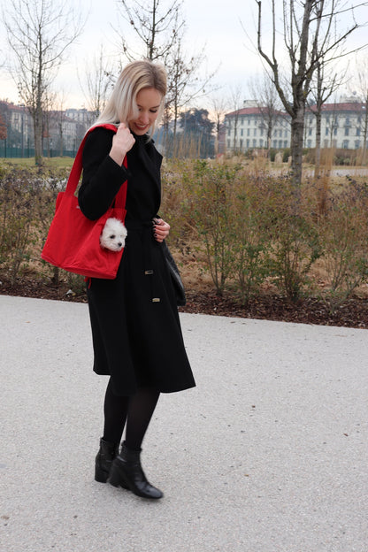 Bolso transportín Lazy Dog negro