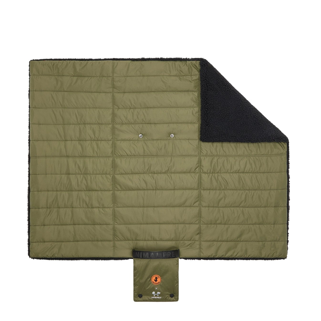 Alfombrilla acolchada plegable Save the Duck verde