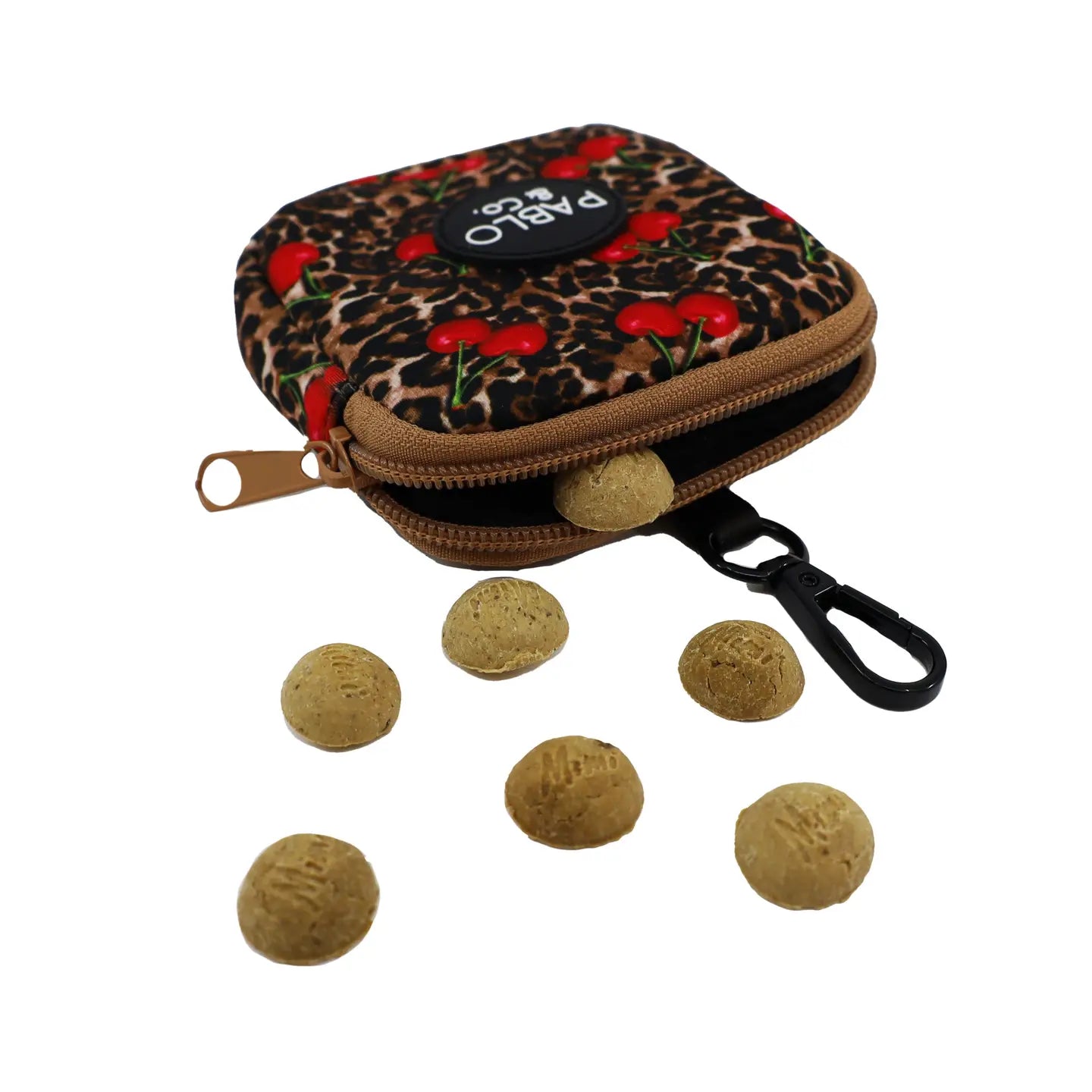 Mini bolso Leopard Cherries