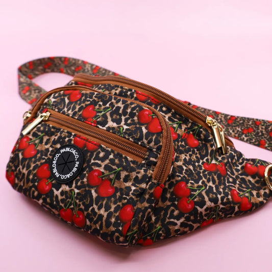 Riñonera Leopard Cherries (VENTA PRIVADA)