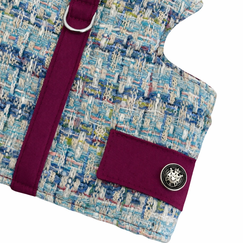 Arnés Blue Tweed