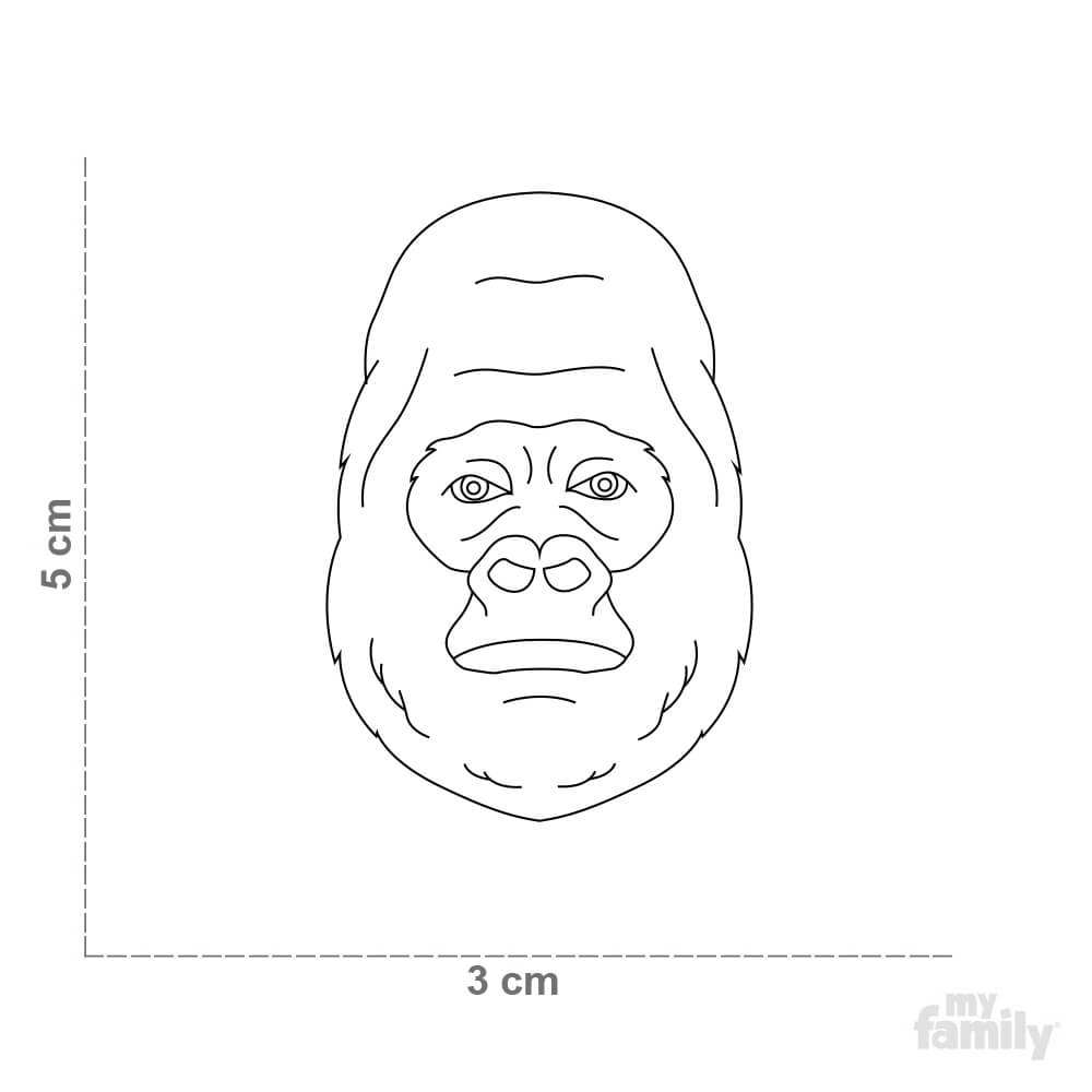 Chapa de identificación Gorila